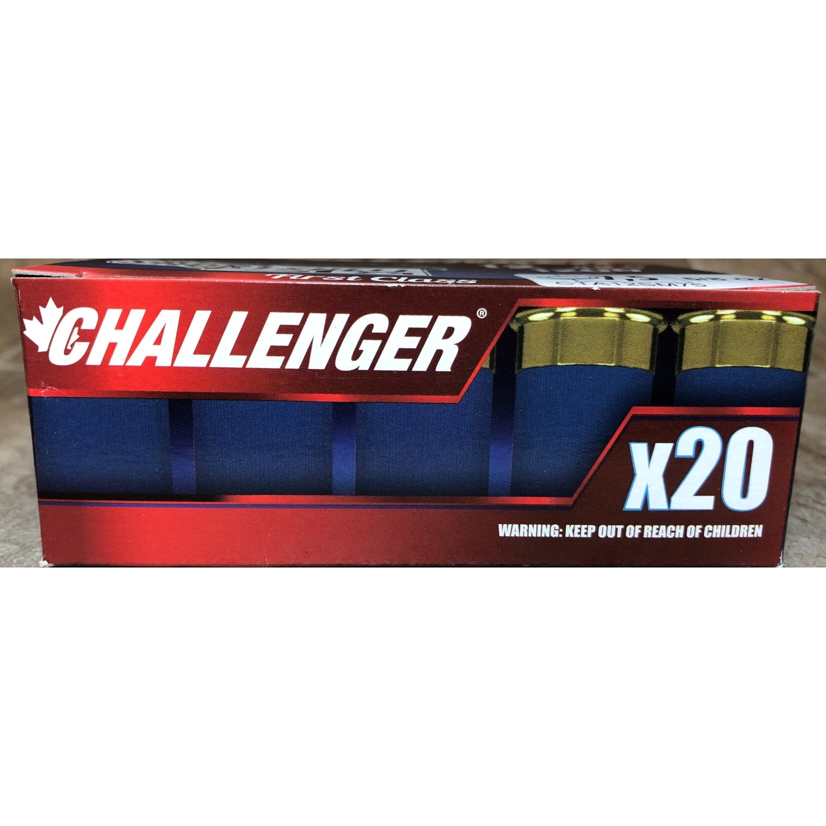 Challenger Challenger Super Short Shell 12ga 1 3/4", 5/8oz #7.5 20rds (60007)