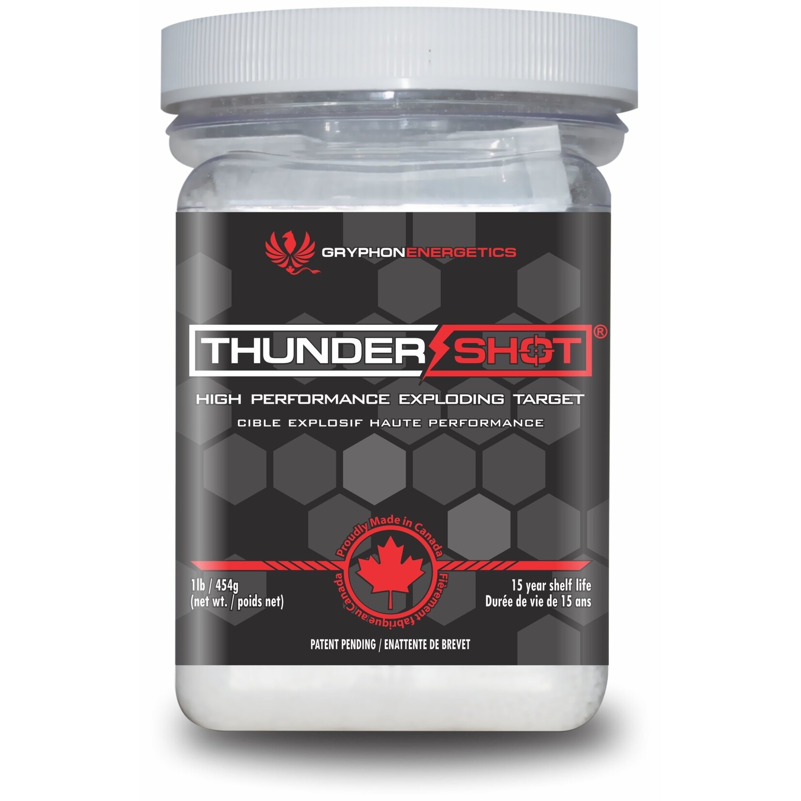 Gryphon Energetics Thundershot Binary Exploding Rifle Target Case 12 x 1lb (GEBT)