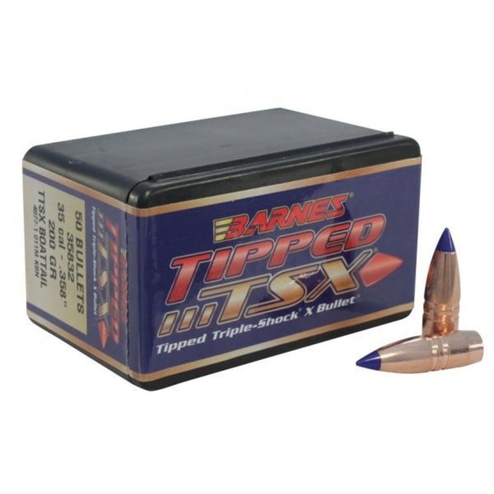 Barnes Barnes .358dia 35Cal 200gr tipped TSX Bullets (30461)
