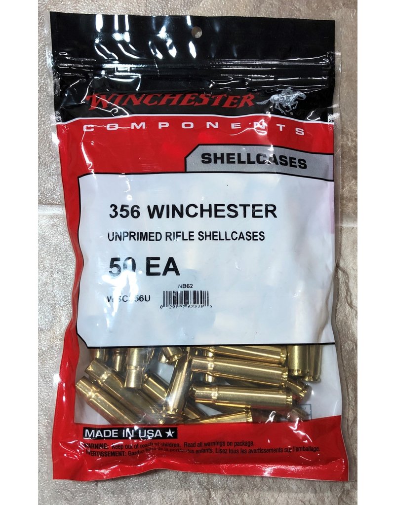 Winchester 356 win unprimed brass 50ct (WSC356U)