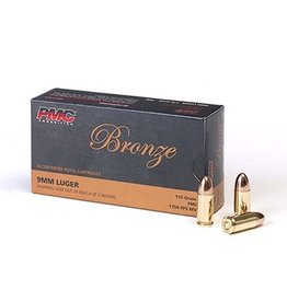 PMC PMC Bronze 9mm Luger 115gr FMJ 50rds(PMC9A)