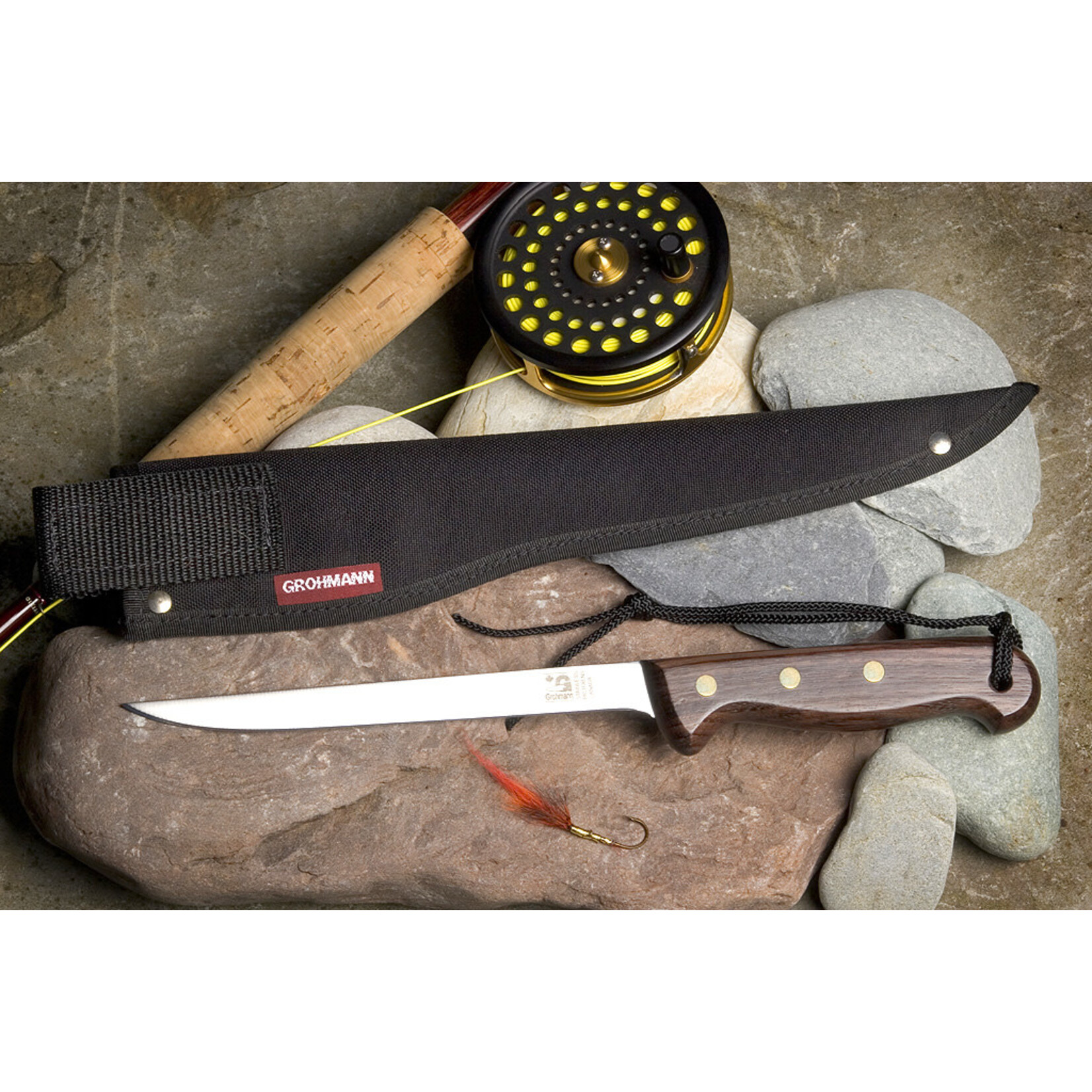 Grohmann Knives Grohmann Fillet Knife 5" Blade w/Cordura Sheath (RFC500S)