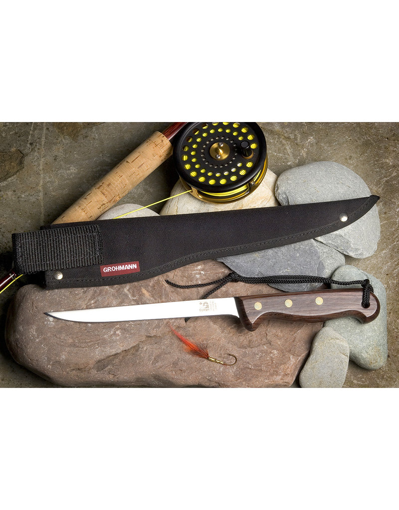 Grohmann Knives Grohmann Fillet Knife 5" Blade w/Cordura Sheath (RFC500S)