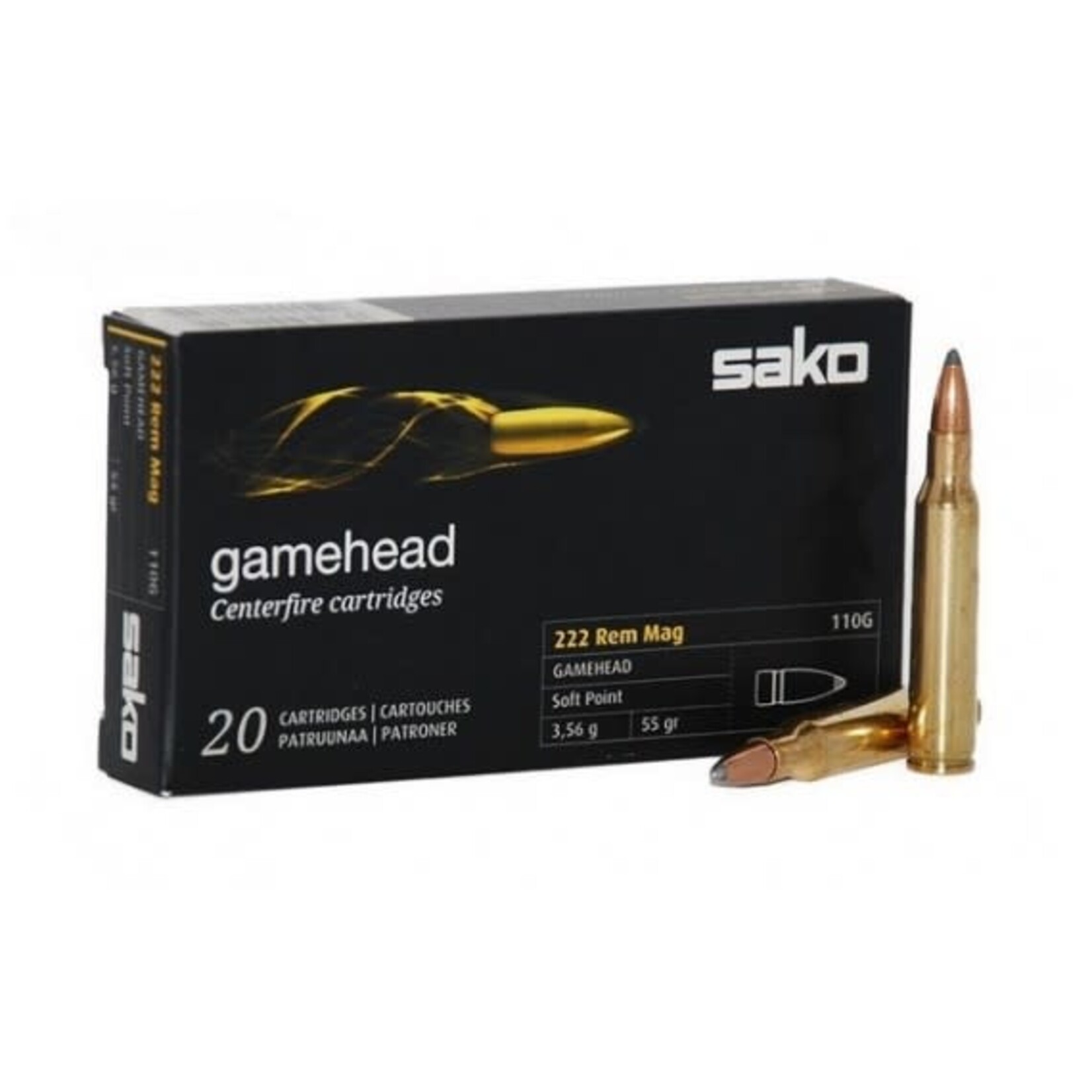 Sako Sako Gamehead 223 Rem 50gr SP (C611106GSA10)