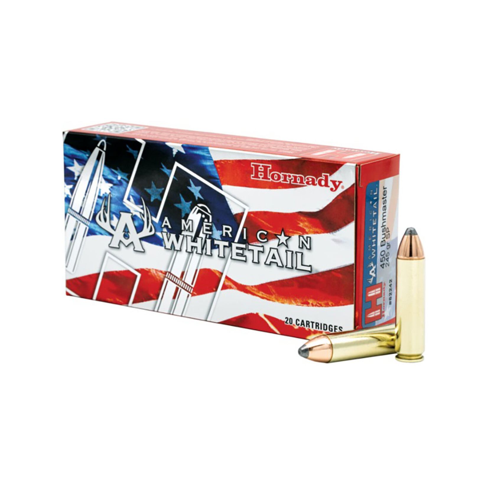 Hornady Hornady American Whitetail 450 Bushmaster 245gr Interlock (82242)