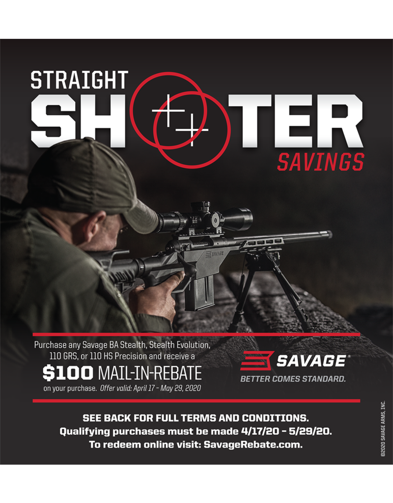 Savage Arms Savage Straight Shooter Savings