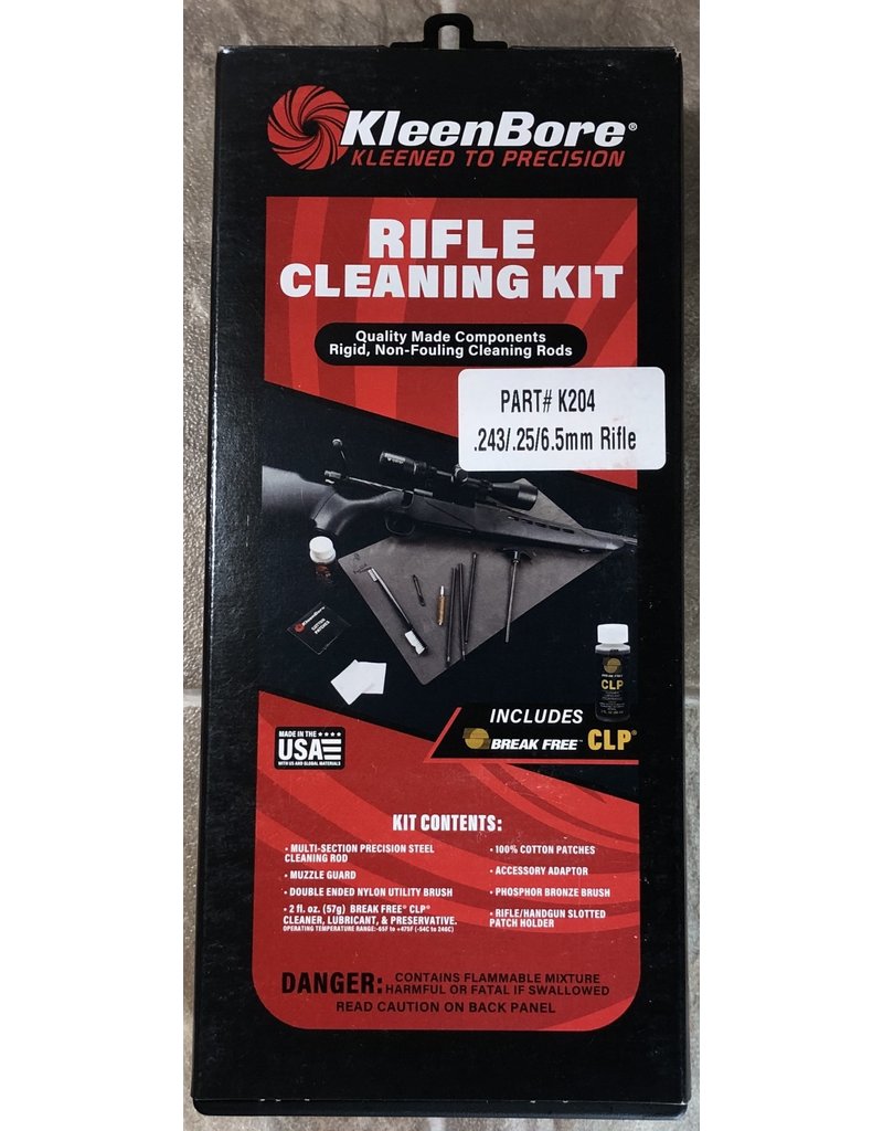 Kleen Bore Kleen Bore .243-.264 Rifle Cleaning Kit