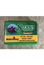 Sierra Sierra .224 dia. 22cal 69gr HPBT Match 100ct. (1380)
