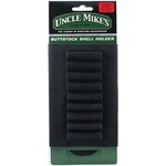 Uncle Mike's Uncle Mike's Buttstock Shell Holder Kodra Rifle Open Style Black (88481)