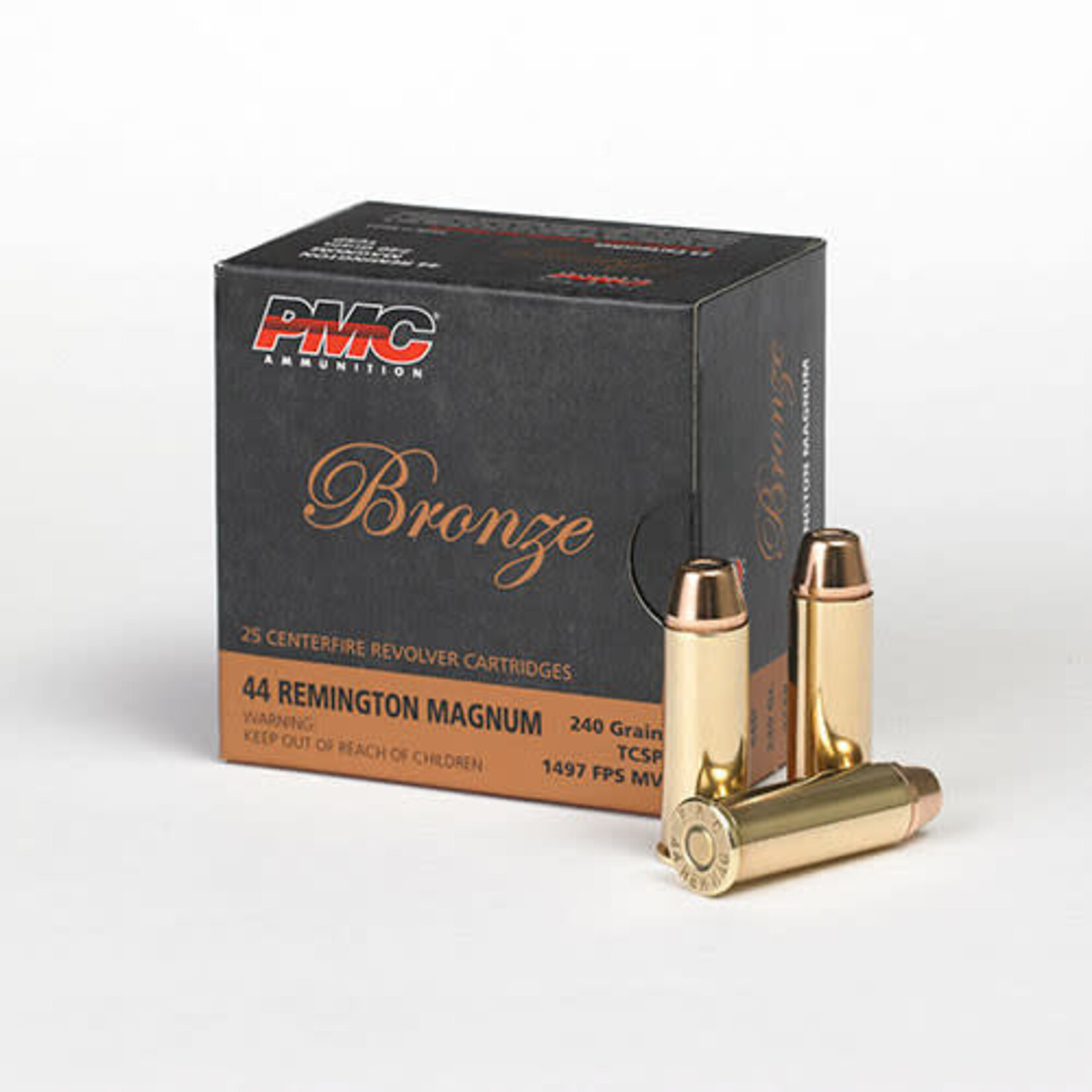 PMC PMC Bronze 44 Rem Mag 240gr TC-SP 25rds (44D)