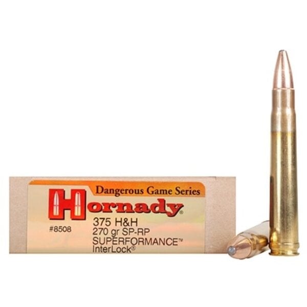 Hornady 375 H&H Mag 270 GR SP-RP (8508) — Eagle Firearms