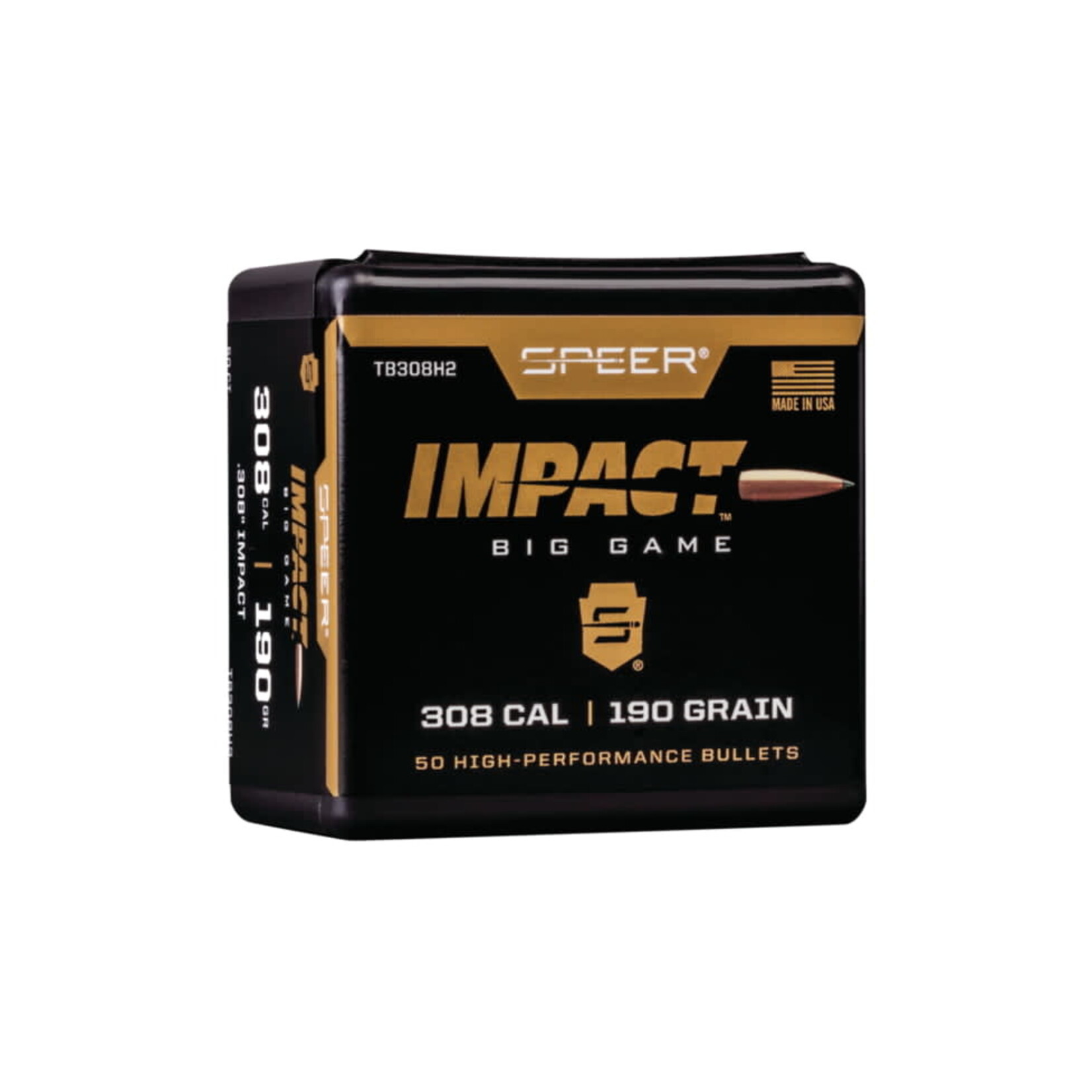 Speer Speer .308 dia. 30Cal 190gr Impact 50ct. (TB308H2)