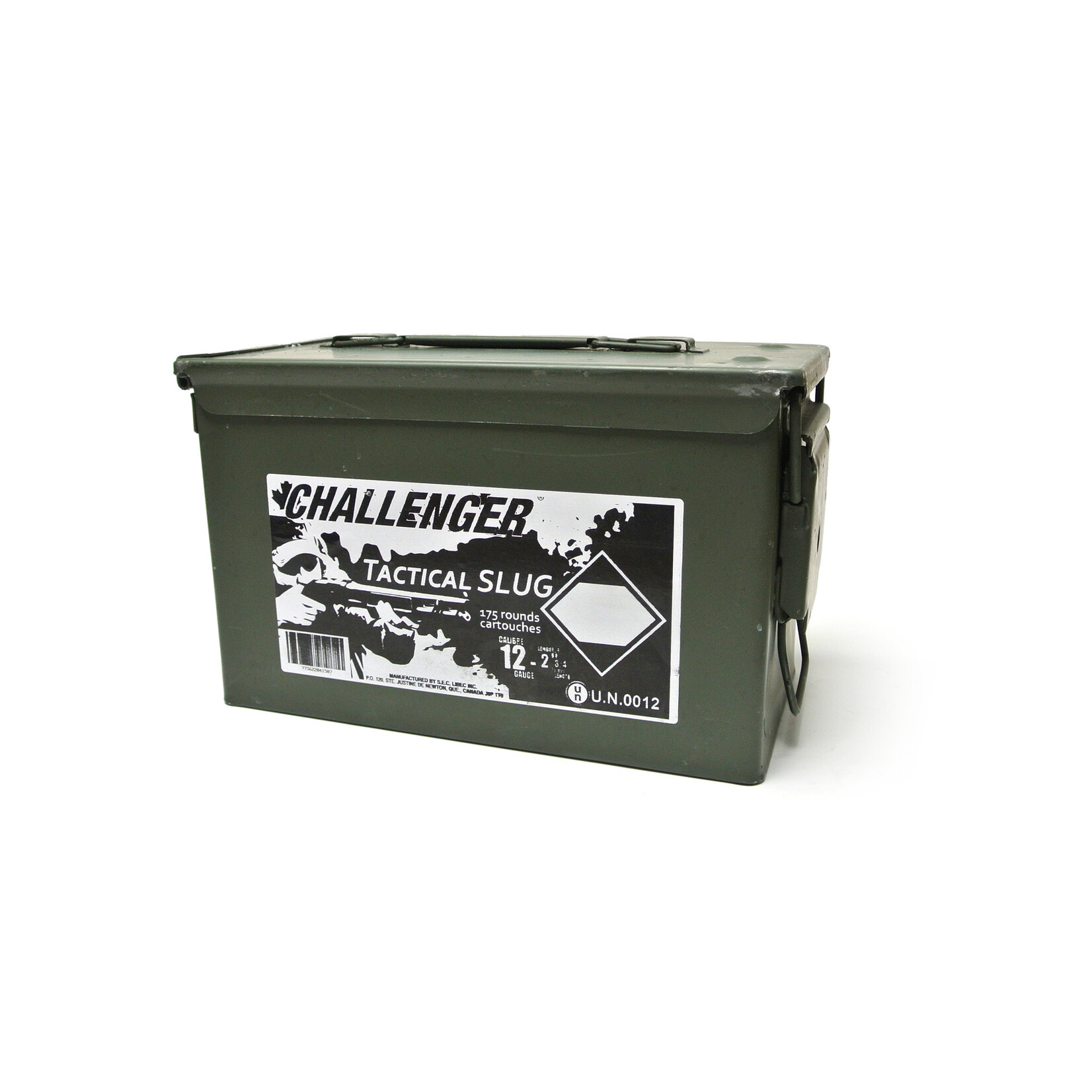 Challenger Challenger 12ga, 2 3/4 Tactical  Slugs 175 Rnds