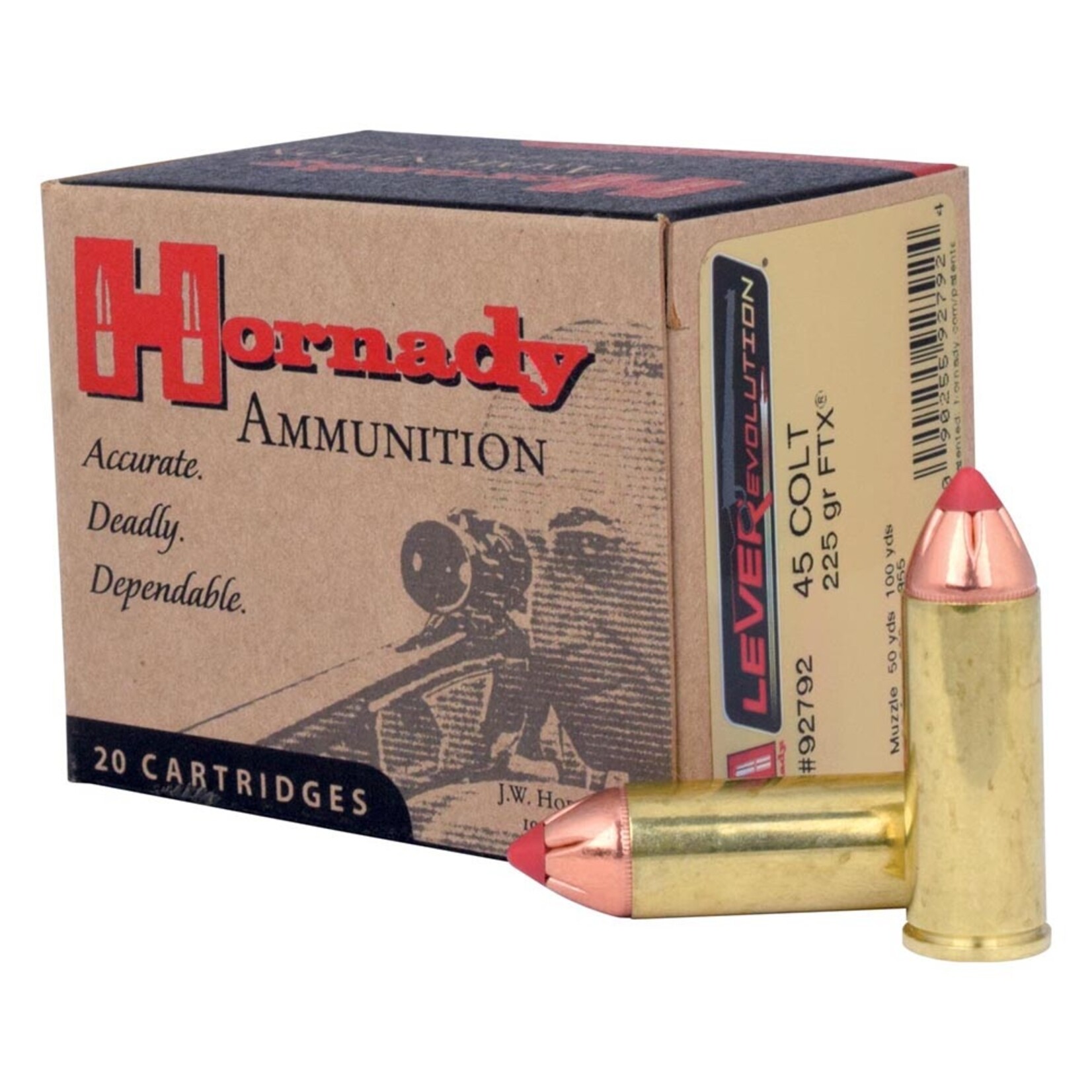 Hornady Hornady Lever Evolution 45 Colt 225gr FTX (92792)