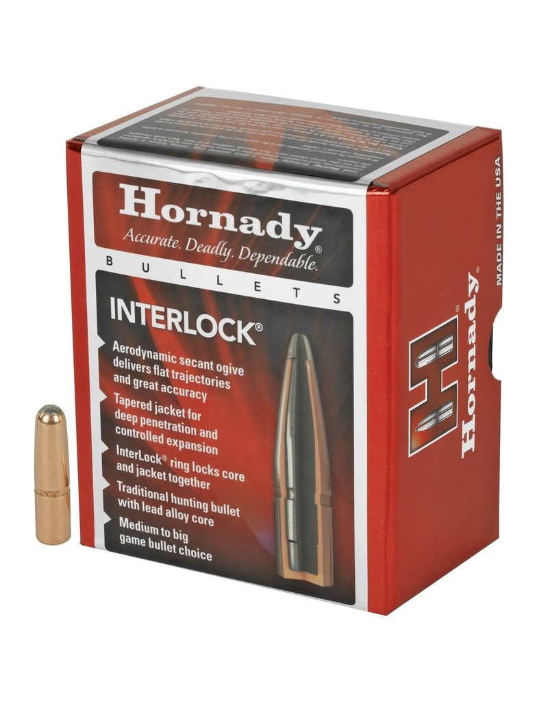 Hornady Hornady .308dia 30Cal 220gr RN Interlock 100 CT Bullet (3090)