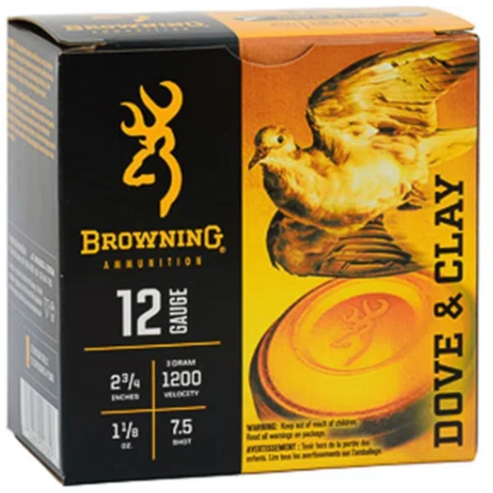 Browning Browning 12ga 2 3/4", 1 1/8oz #7.5 Shot