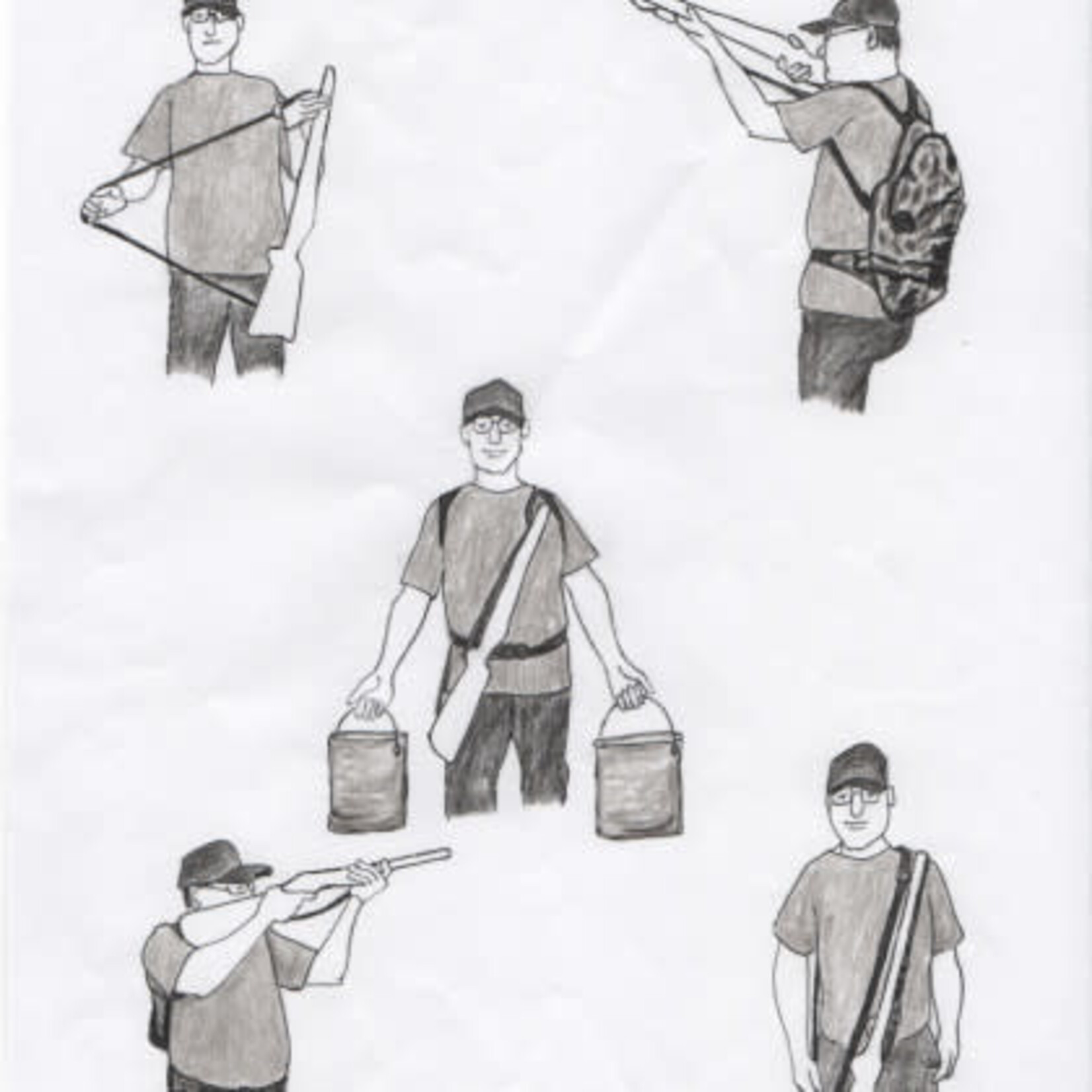 Generic Multi Point Hands Free Rifle and Shotgun Sling