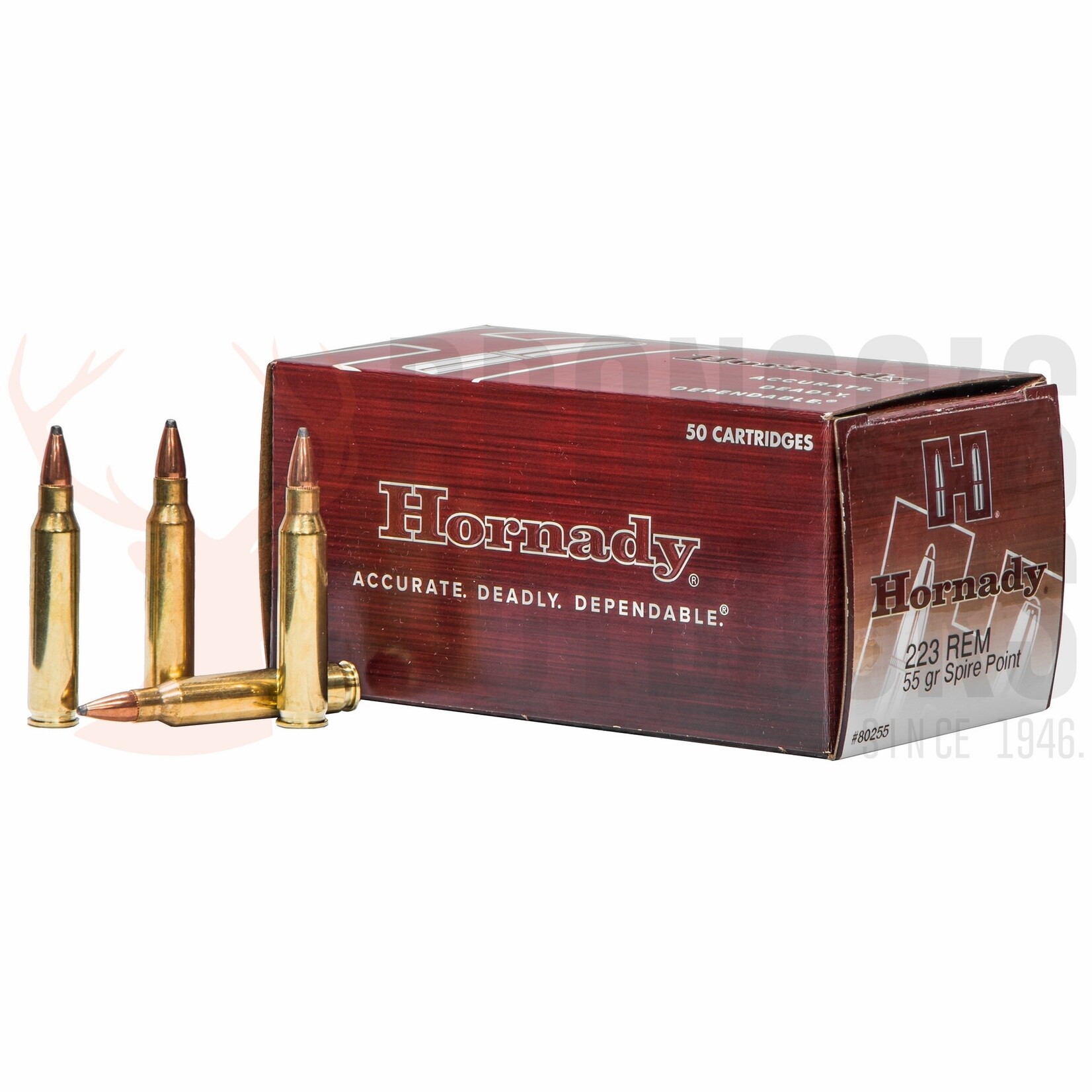 Hornady Hornady 223 Rem 55gr SP 50rds (80255)