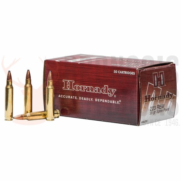 Hornady 223 Rem 55gr SP 50rds (80255) — Eagle Firearms