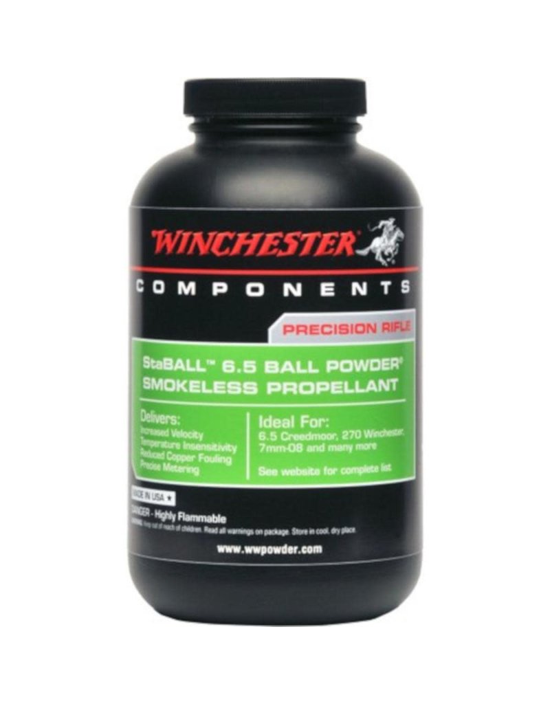 Winchester Winchester Staball  6.5 Ball  Powder 1lb