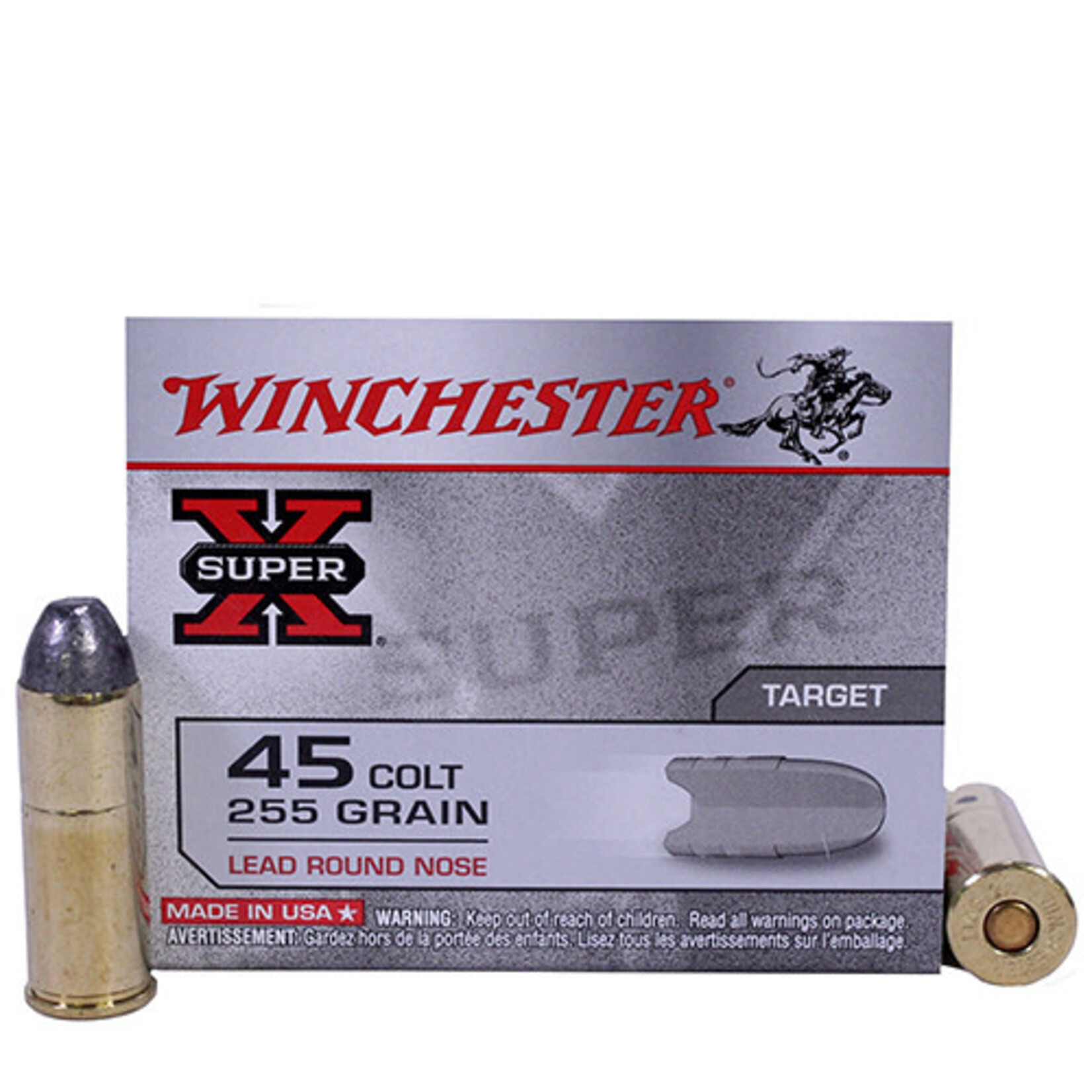 Winchester Winchester 45 Colt 255gr LRN (X45CP2)