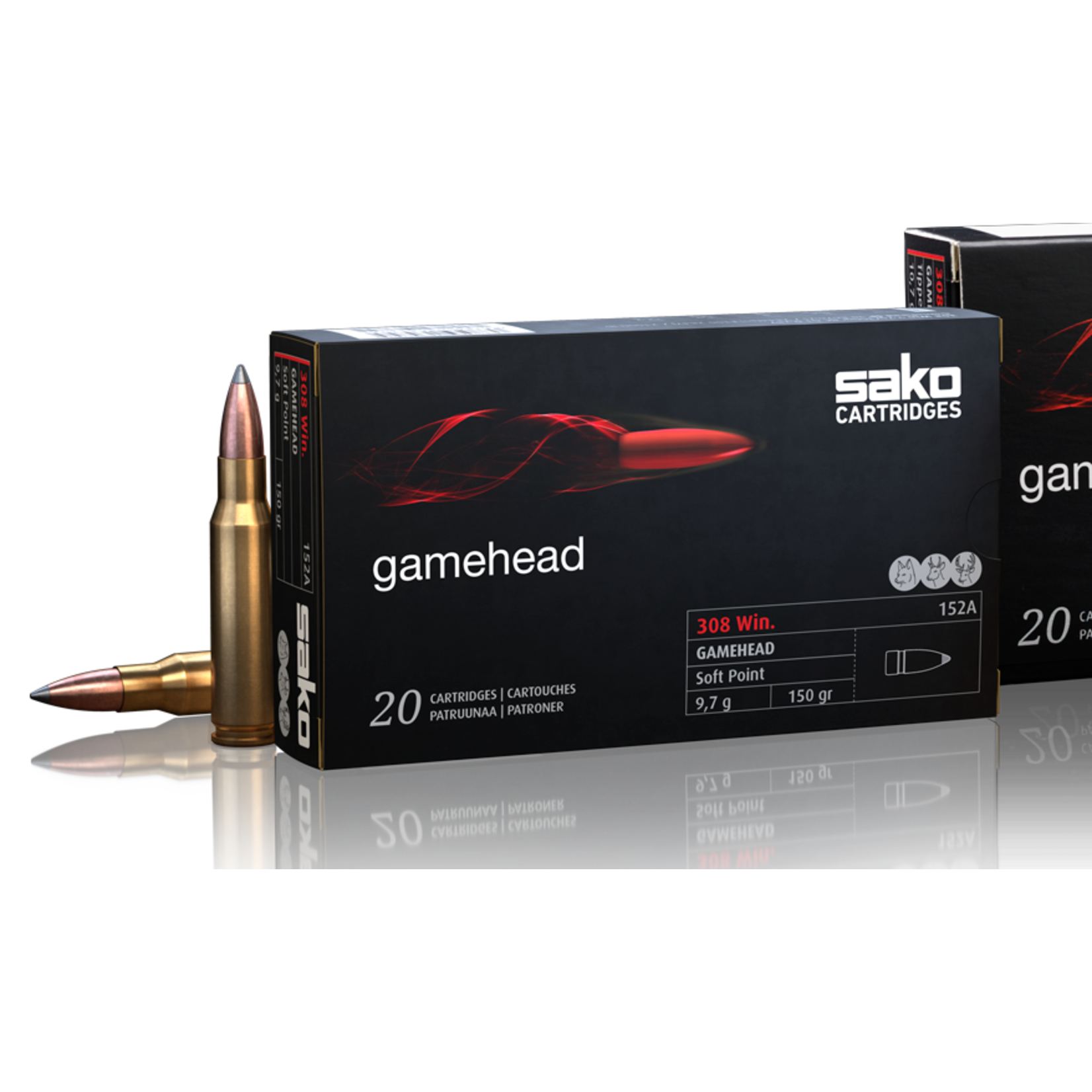 Sako Sako Gamehead 308 Win 150gr SP (C629152ASA10)