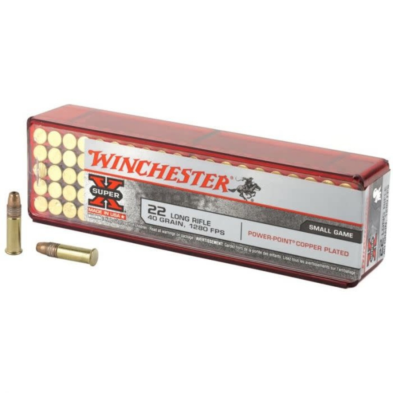 Winchester Winchester Super-X 22LR 40gr 100rds (X22LRPP1)
