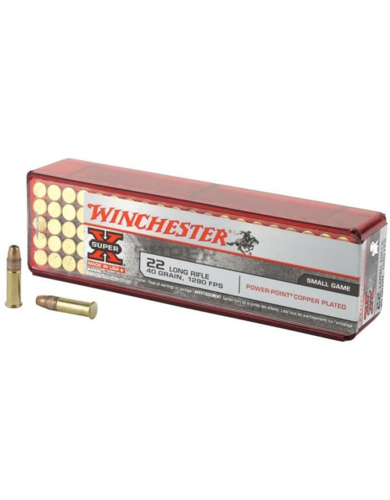 Winchester Winchester Super-X 22LR 40gr 100rds (X22LRPP1)