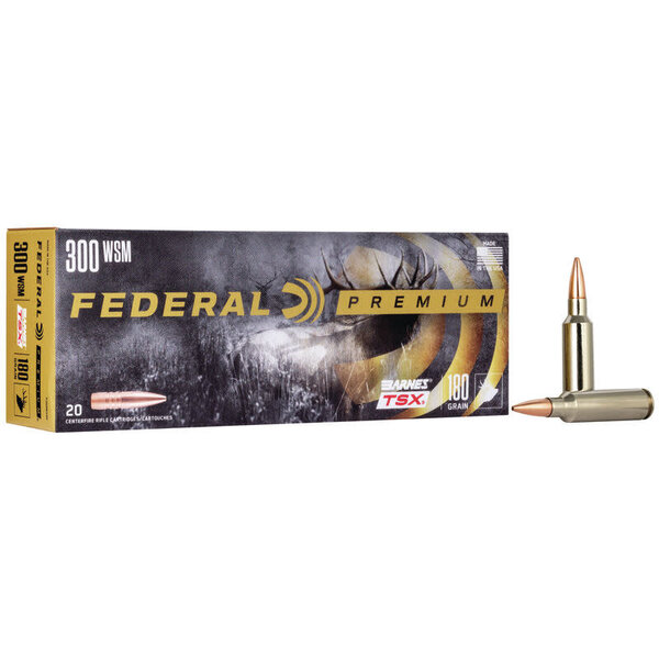 Federal Premium 300 WSM 180gr Barnes TSX (P300WSMF) — Eagle Firearms