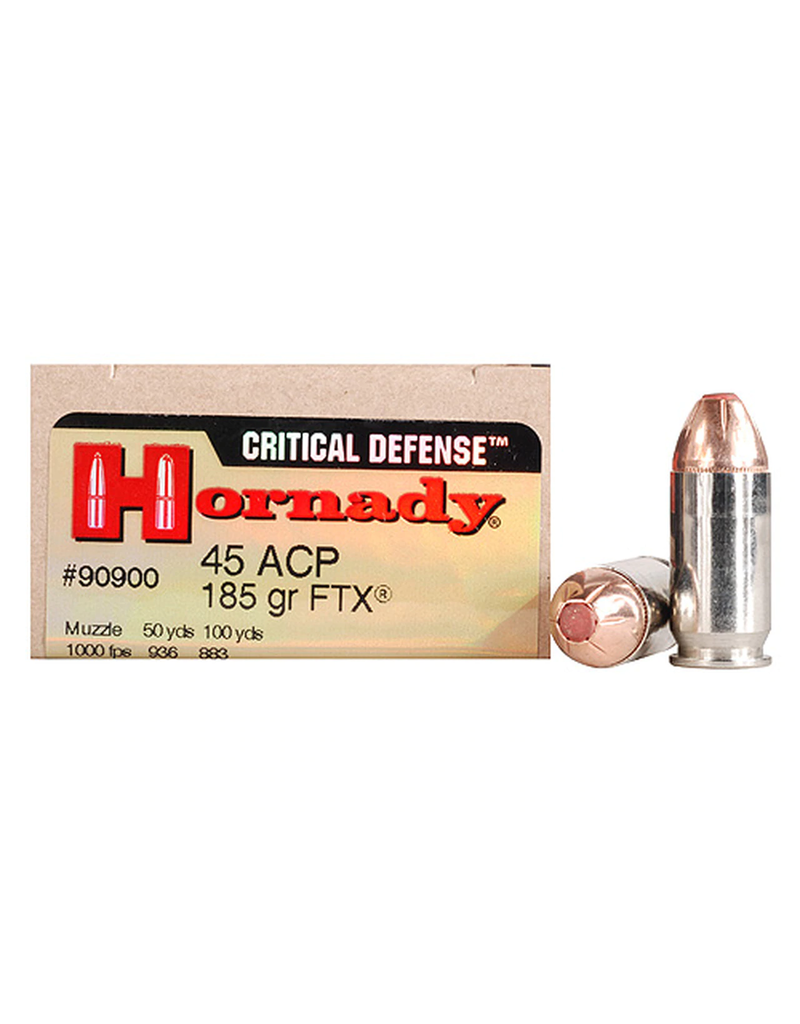 Hornady Hornady Critical Defense 45 ACP 185gr FTX (90900)