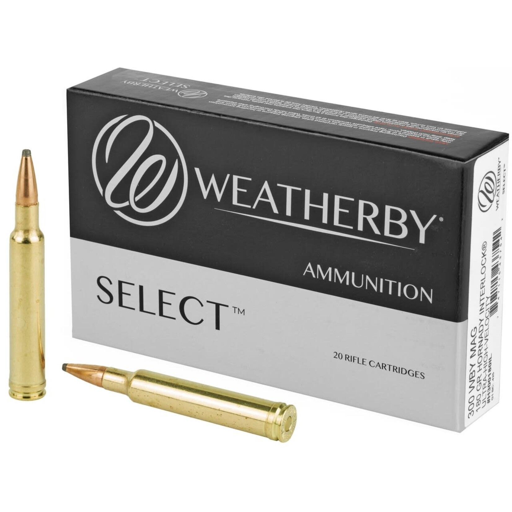 Weatherby Weatherby Select 300 Wby Mag 180gr Interlock