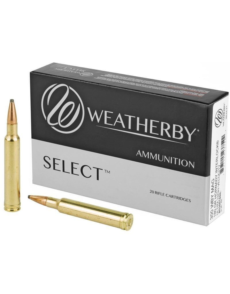 Weatherby Select 300 Wby Mag 180gr Interlock