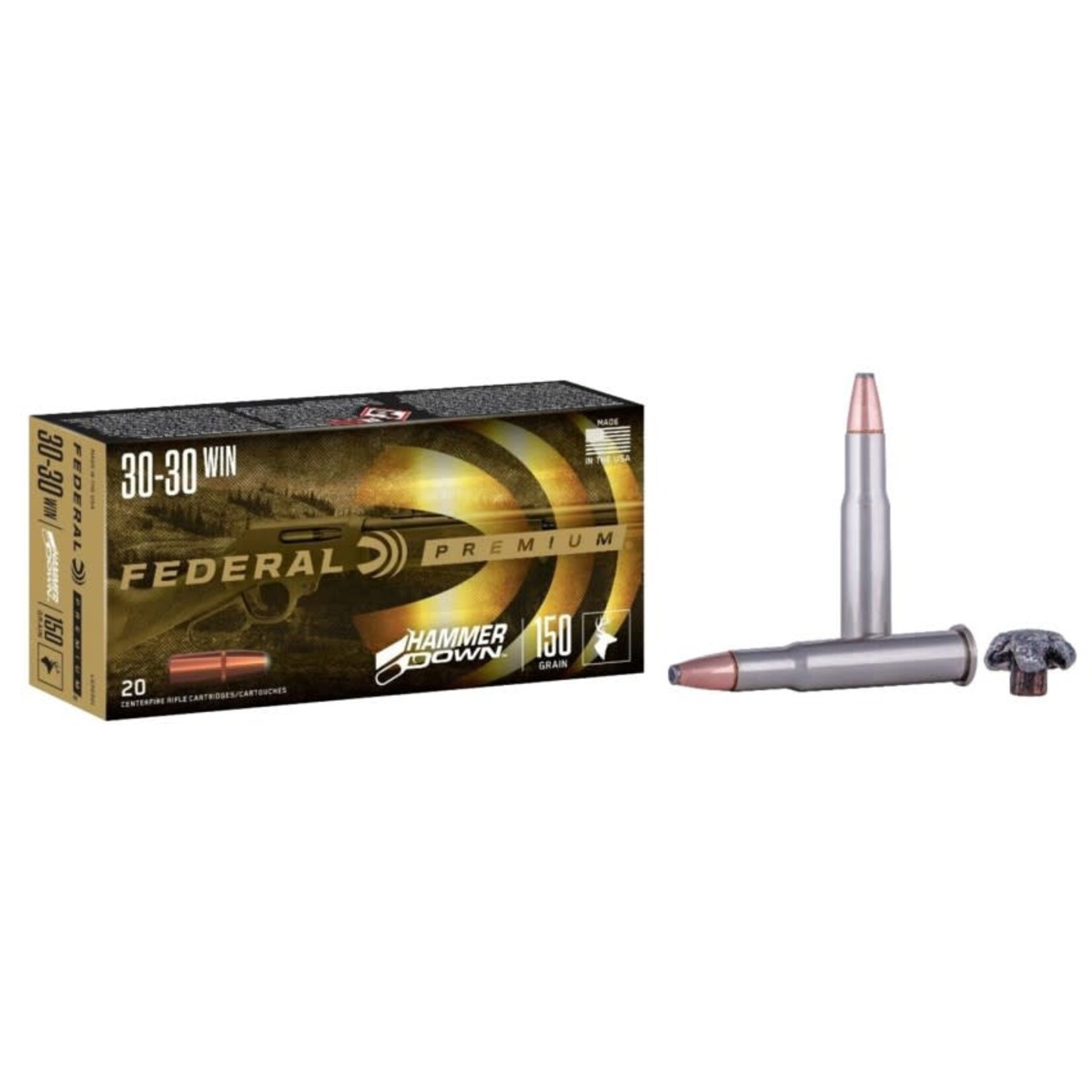 Federal Federal Premium 30-30 Win 150gr Hammer Down