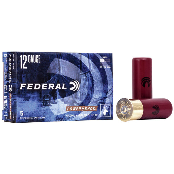 Federal 12GA 2 3/4" 1oz Rifled Slug 5rnds (F127RS) — Eagle Firearms