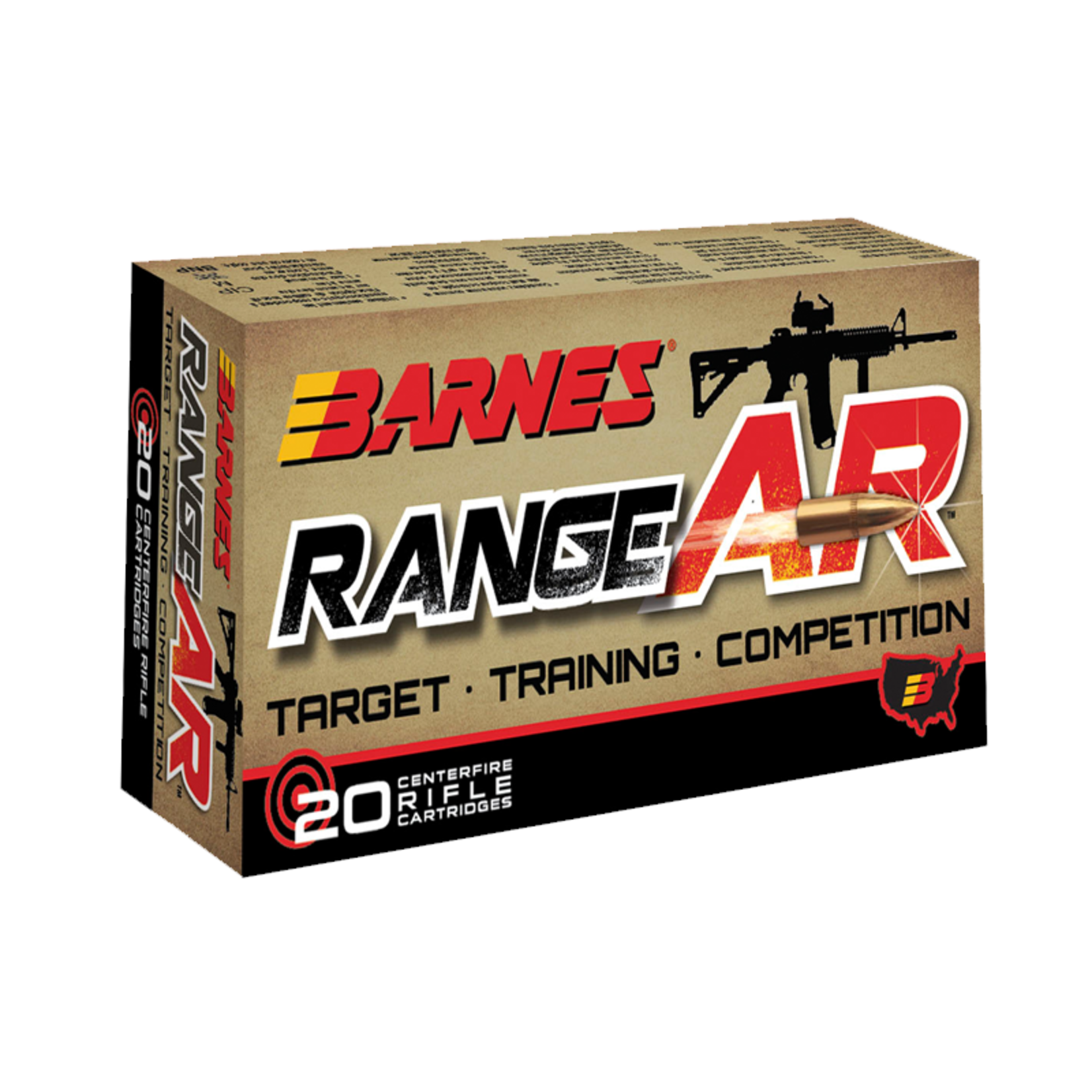 Barnes Barnes Range AR 5.56X45MM  52 GR