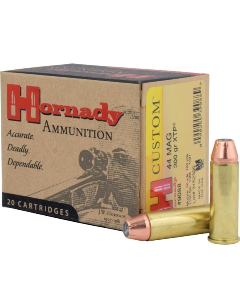 Hornady 44 Mag 300gr JHP/ XTP Ammo (9088)