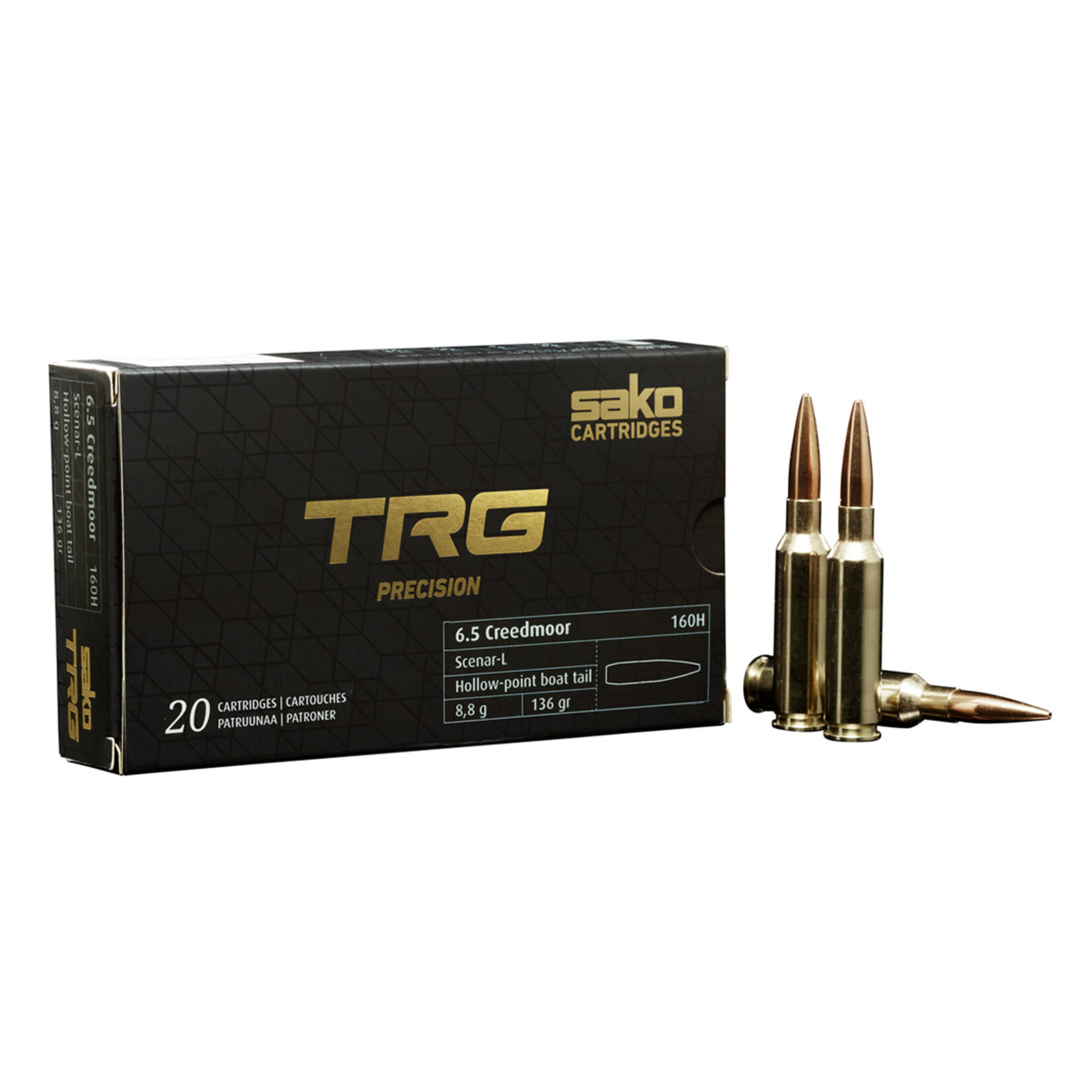 Sako Sako 6.5 Creedmoor TRG Precision 136gr Scenar-L HPBT(C663160HSA10)