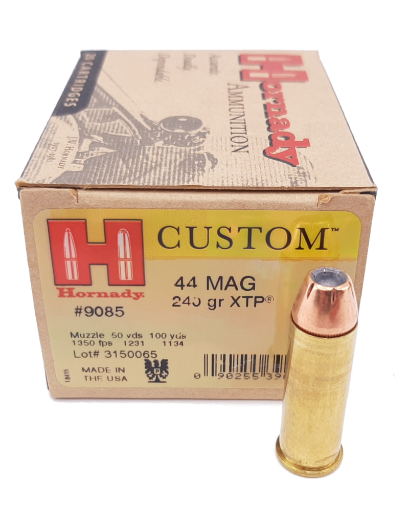 Hornady Custom 44 Mag 240gr XTP 20rds (9085)