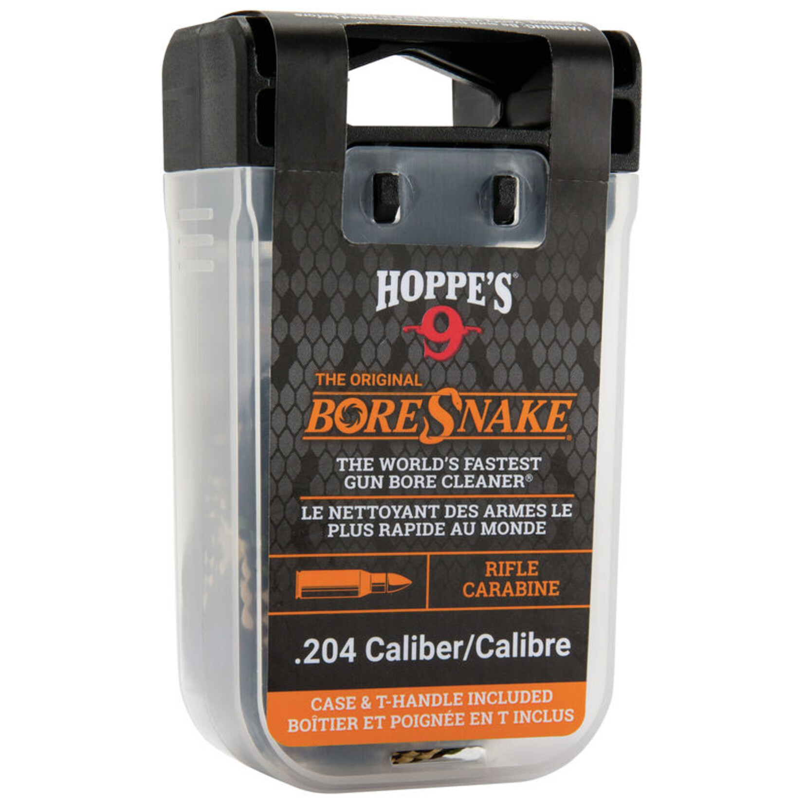 Hoppes No. 9 Hoppe's BoreSnake 204 Cal Rifle w/ Den