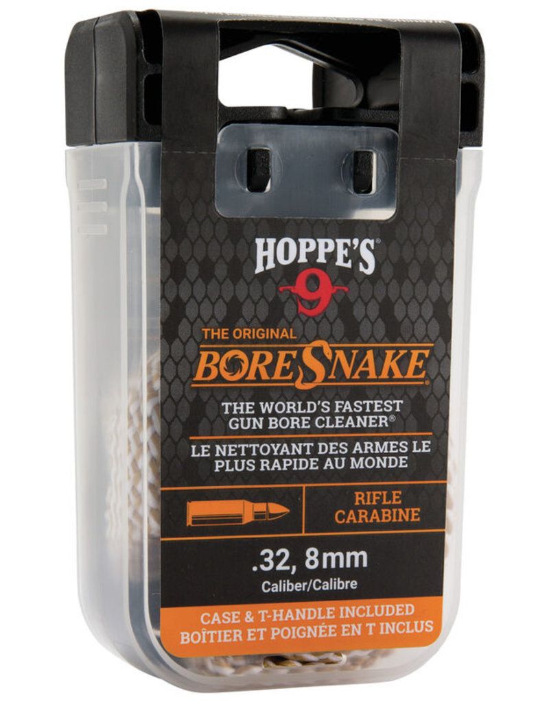 Hoppes No. 9 Hoppe's BoreSnake 32/8mm cal Rifle w/ Den