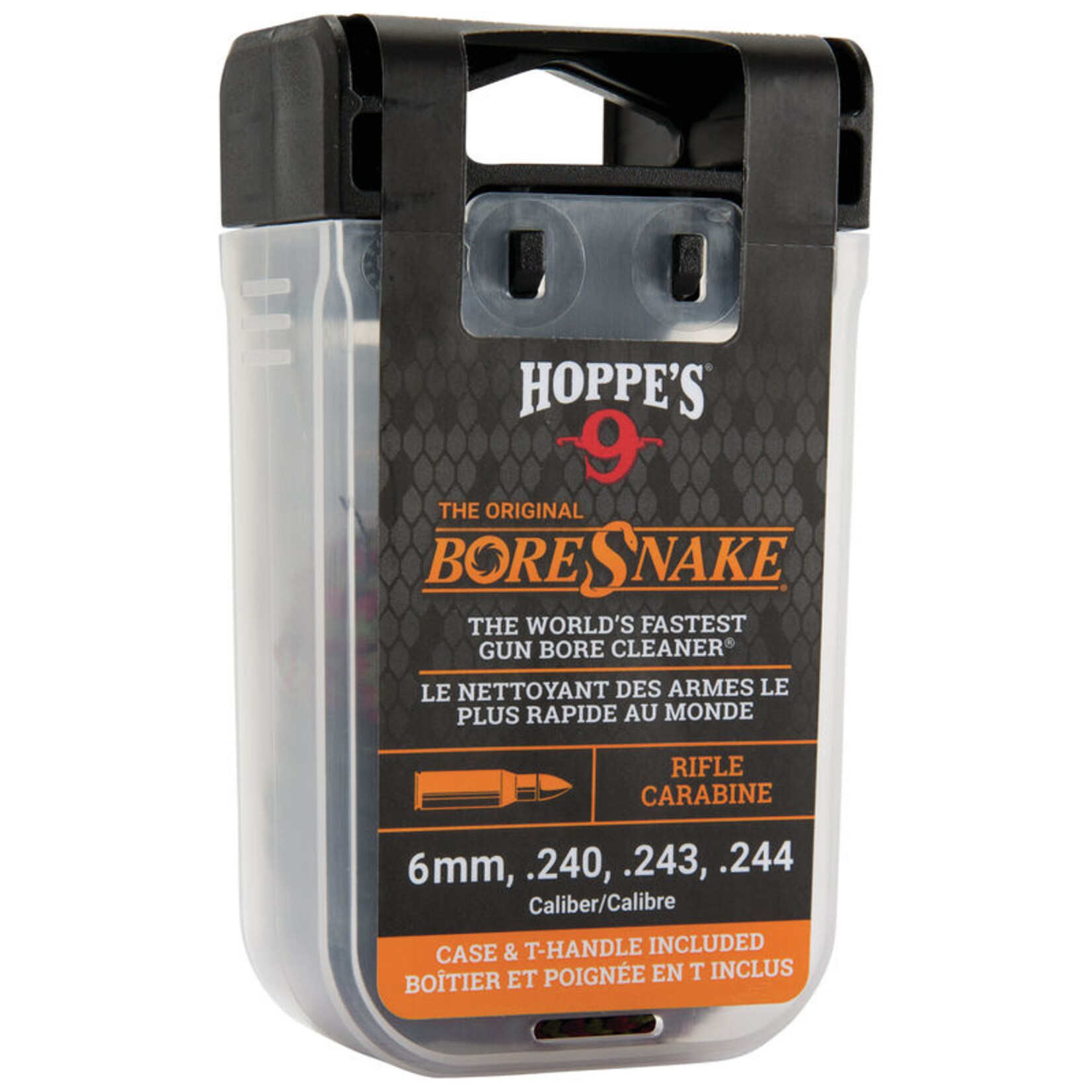 Hoppes No. 9 Hoppe's BoreSnake .243/6mm cal. Rifle w/ Den
