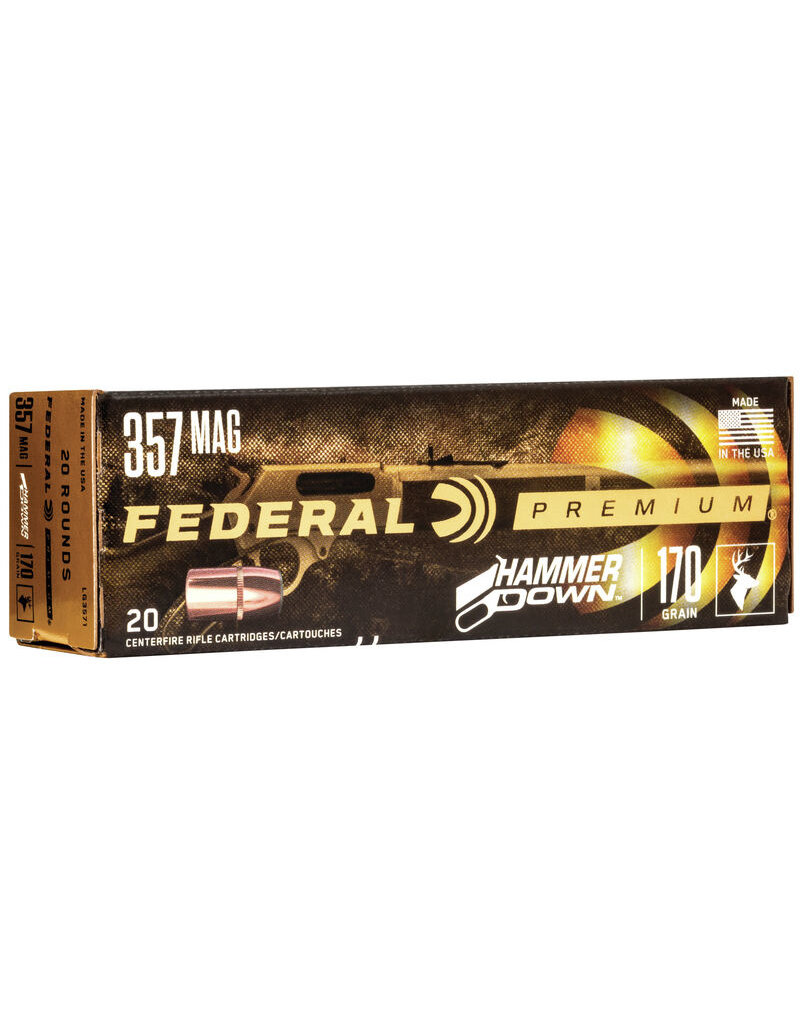Federal Federal Premium Hammer Down 357 Mag 170gr Bonded HP 20rds. (LG3571 )