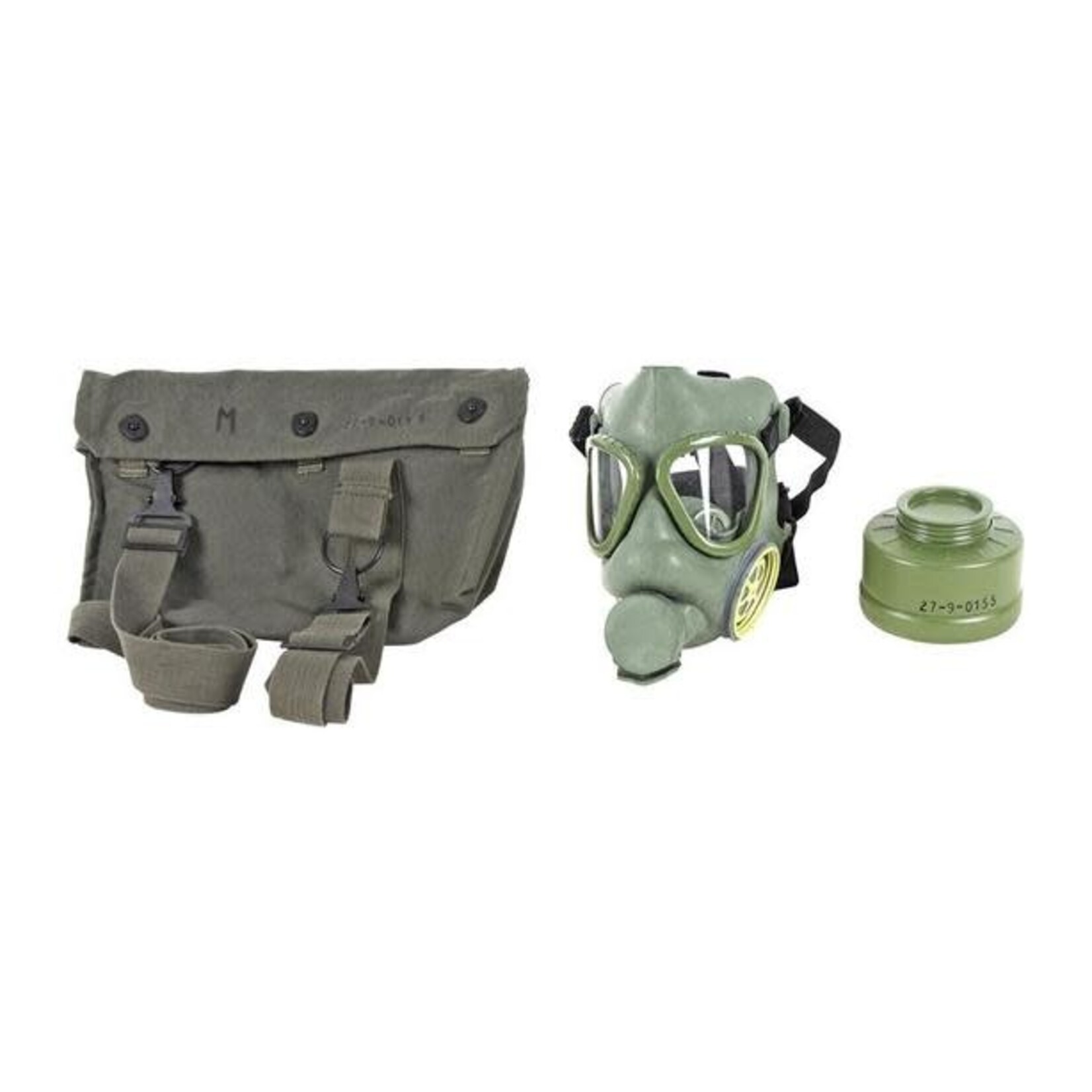 Yugoslavian Yugoslavian M1 Gas Mask w/ Carry Pouch, Filter Canister (M1 GAS MASK)