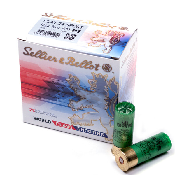 Sellier & Bellot 12ga 2 3/4", 24g #7.5 Lead — Eagle Firearms