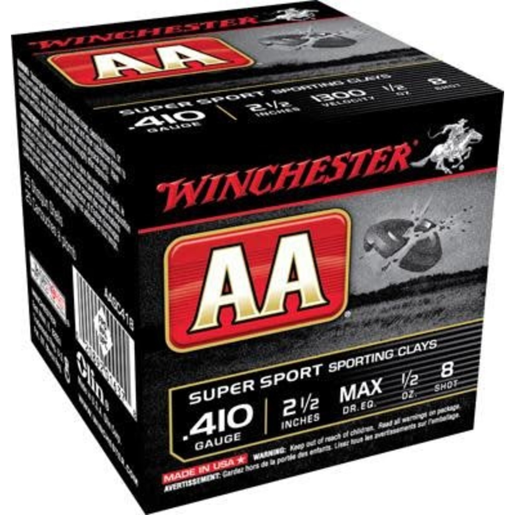 Winchester Winchester AA 410ga 2 1/2", 1/2oz, #8 (AASC418)