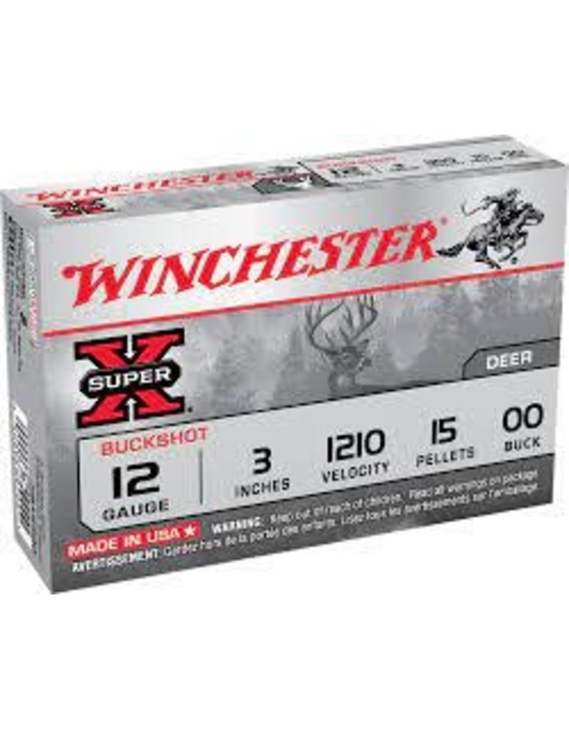 Winchester Winchester Super X 12 ga 3" 00Buck 5rnd (XB12300)