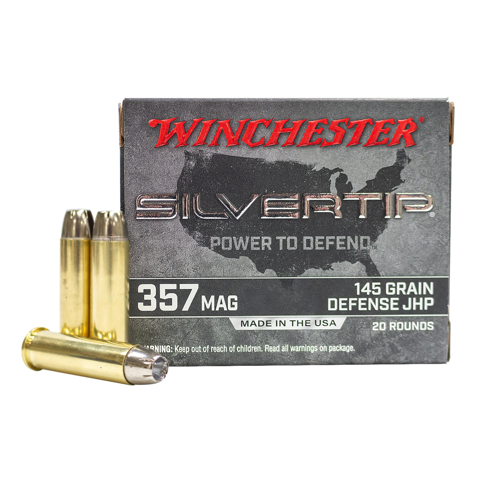 Winchester Winchester Silvertip 357 Mag 145gr Defense JHP 20rnd (W357ST)