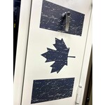 HQ Outfitters HQ Outfitters 24 Gun, Fire Rated Safe w/ Electronic Lock, Canada Flag White Out (HQ-SFR-24CAF)