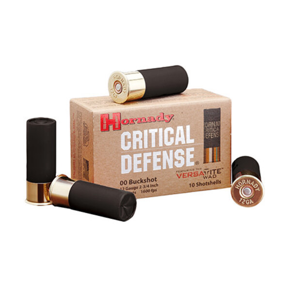 Hornady Critical Defense 12ga 2 3/4", 00 Buckshot 10rnds (86240) — Eagle Firearms