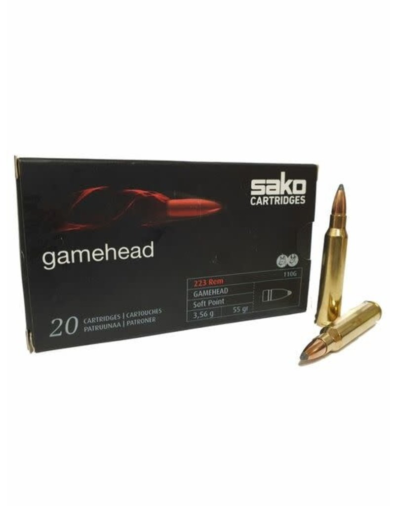 Sako Gamehead 222 Rem 55gr SP (C609110GSA10)